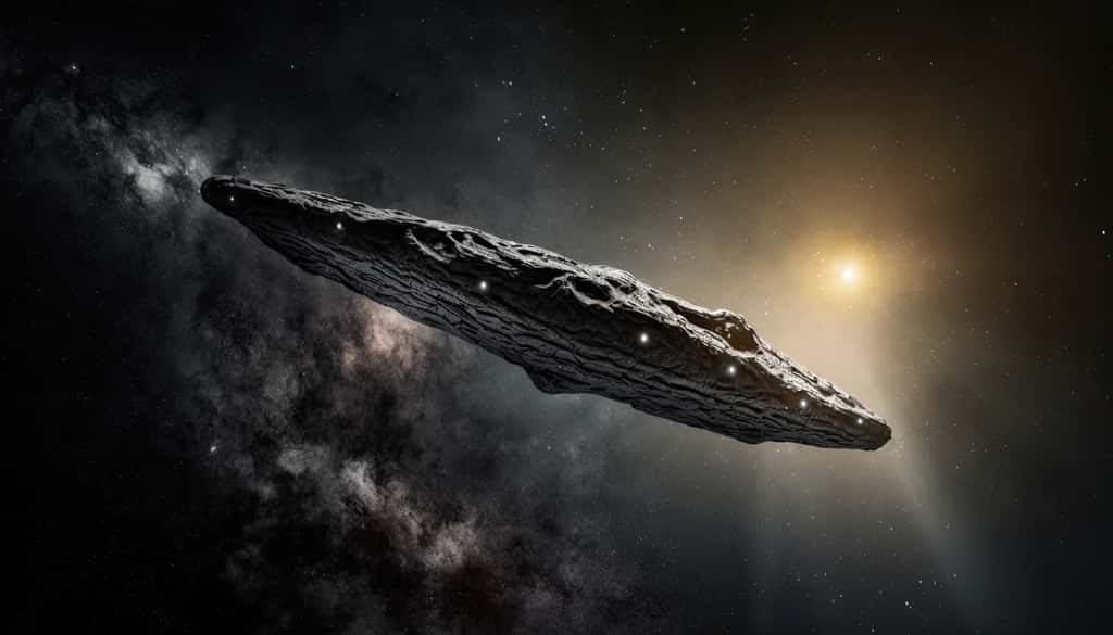 C'est grâce à l'orbite d''Oumuamua que les astrophysiciens ont pu déterminer sa nature : il s'agirait bien d'une comète interstellaire, comme il était supposé depuis sa découverte ! © Lars, Adobe Stock
