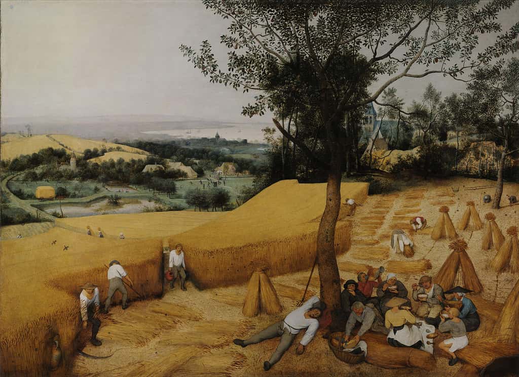  <em>Les moissonneurs</em> ou <em>La moisson</em> par Pieter Brueghel l'Ancien, en 1565. Metropolitan Museum of Art, New York. © Wikimedia Commons, domaine public