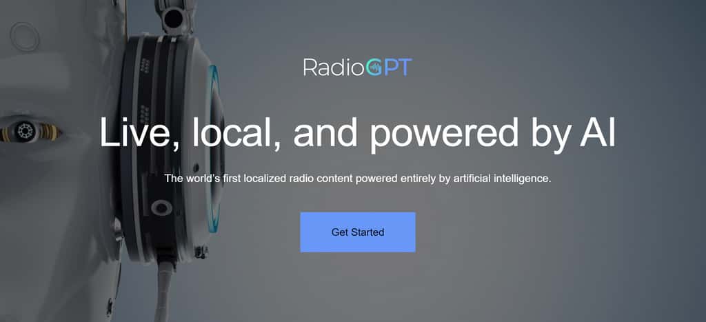 Voici radioGPT, la radio pilotée par une Intelligence artificielle qui délivre du contenu musical et des infos locales… © RadioGPT