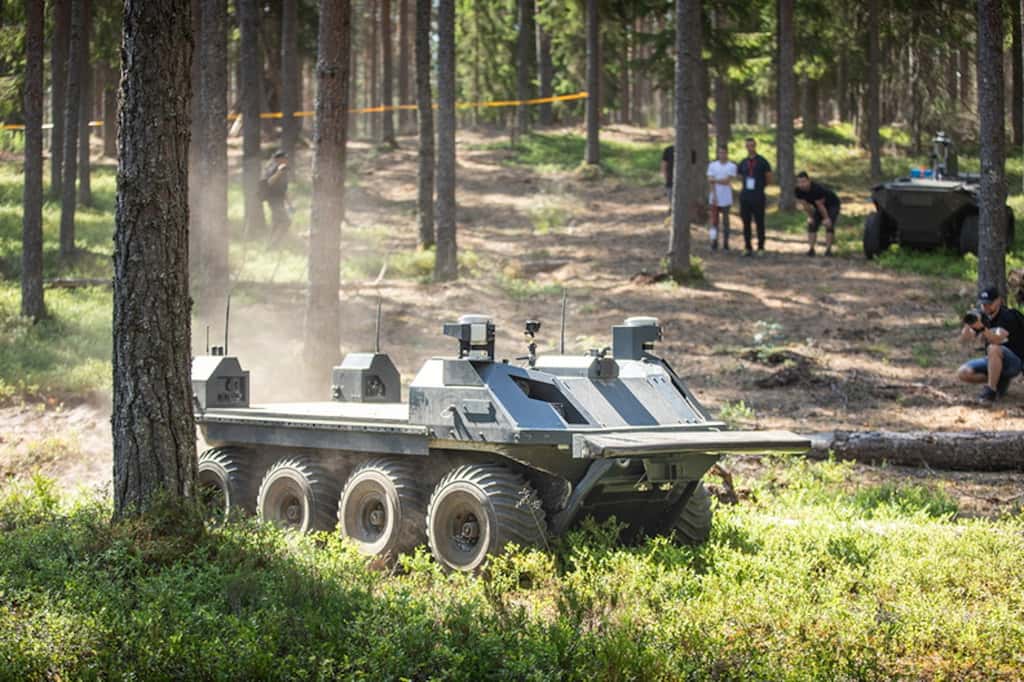Les robots militaires œuvreront de façon autonome sur les champs de bataille du futur. © Académie de la Défense estonienne