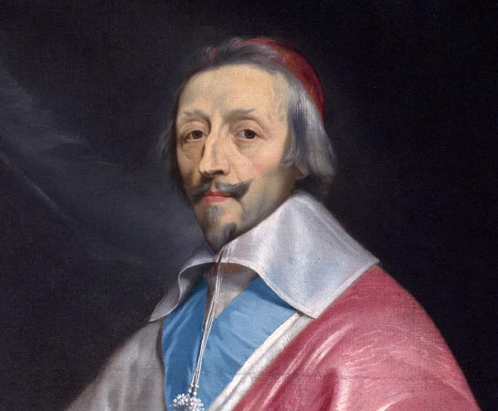 Portrait (détail) du cardinal de Richelieu par Philippe de Champaigne, entre 1633 et 1640. National Gallery, Londres. © Wikimedia Commons, domaine public