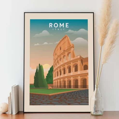 Un joli souvenir de Rome à ramener chez vous © Posteroo