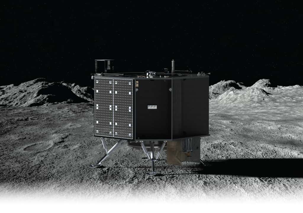 La&nbsp;première mission américaine sur la face cachée de la Lune est&nbsp;prévue en 2025, et sera réalisée par Draper dans le cadre du programme Commercial Lunar Payload Services (CLPS) qui a pour but de livrer du matériel scientifique et technologique sur la Lune. © Draper