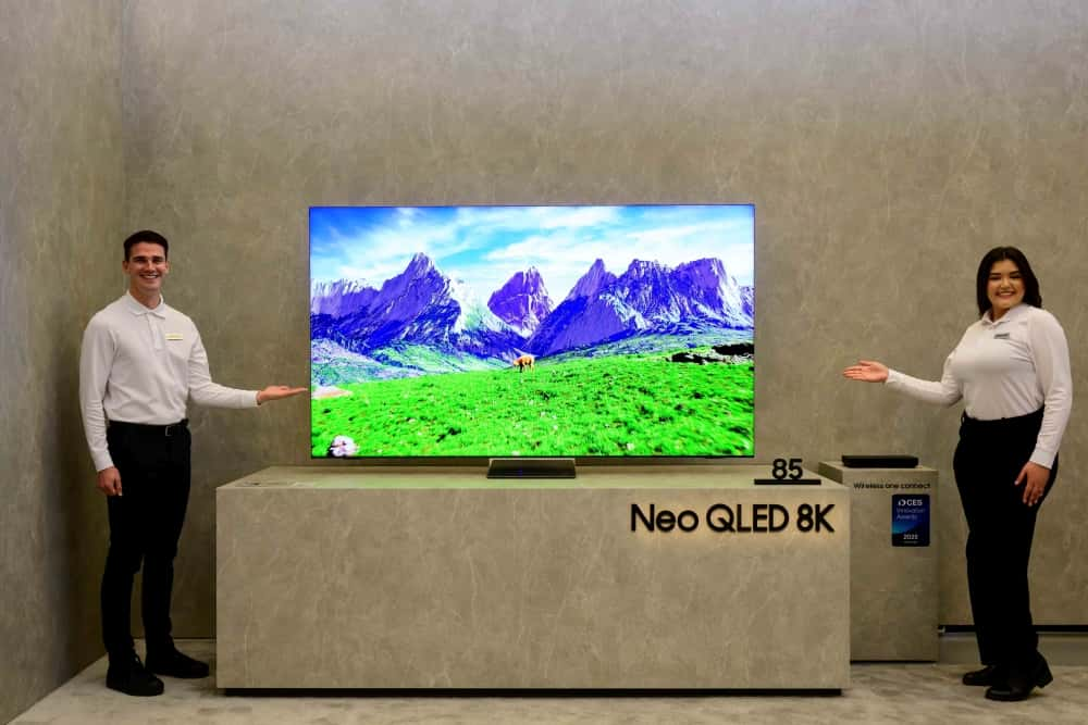 Le nouveau téléviseur Neo QLED 8K QN990F. © Samsung