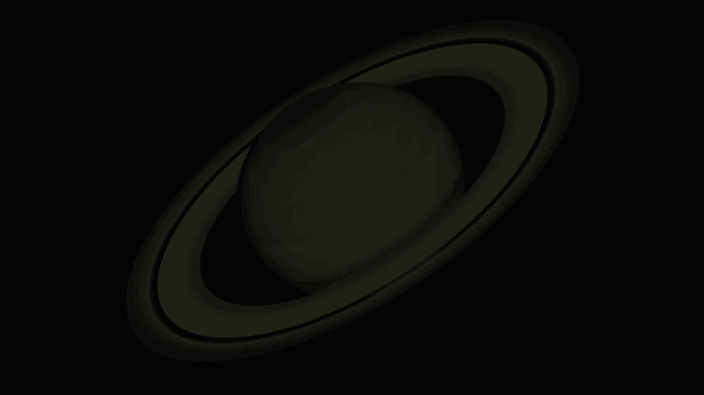 Animation de la tranquille transition de l'été à l'automne sur Saturne. © Nasa, ESA, STScI, A. Simon, R. Roth