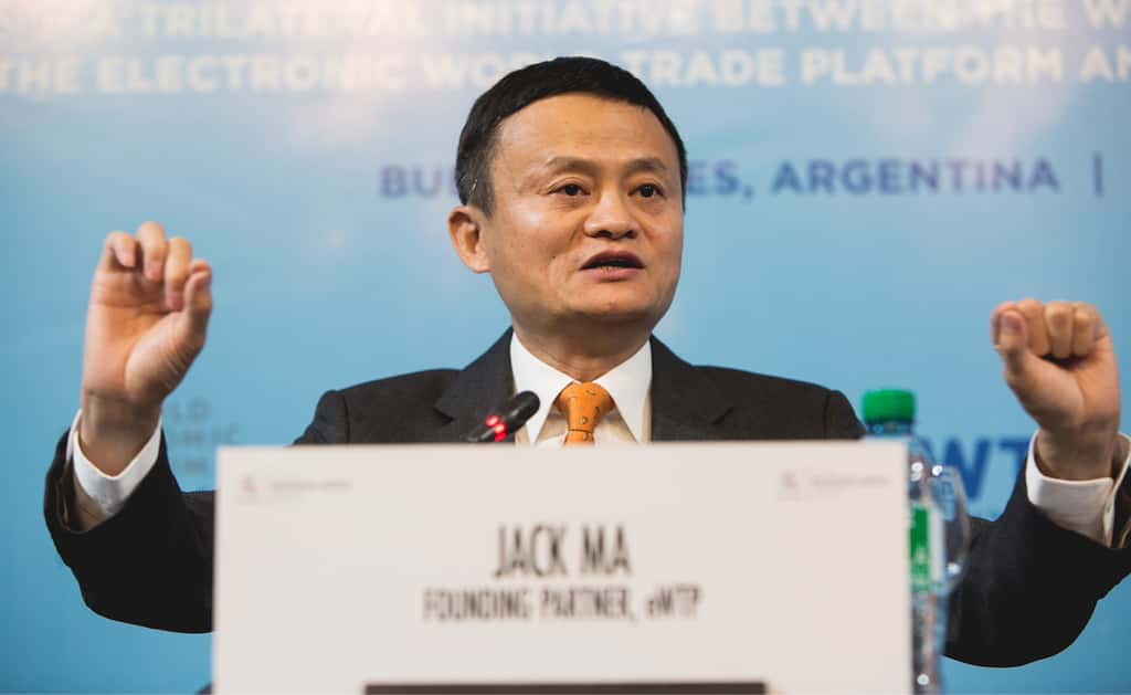 Jack Ma, le fondateur du groupe Alibaba. © Wikimedia