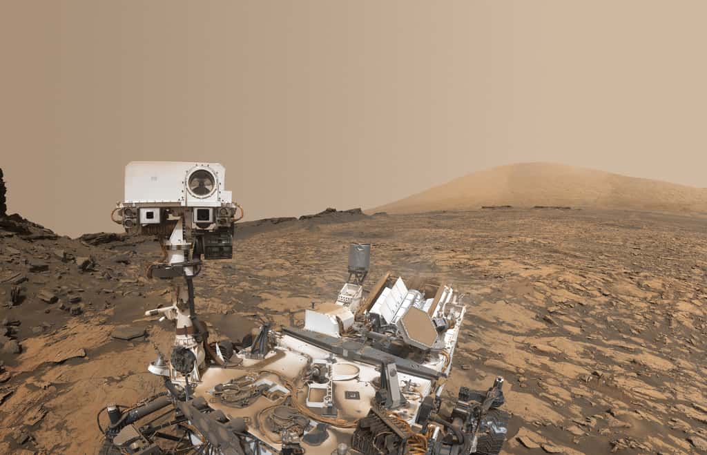 Selfie pris par le rover Curiosity à la surface de Mars © Nasa
