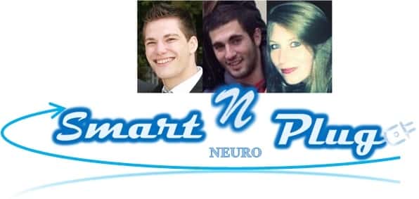 L'équipe du projet Smart n Plug : Claire Matrone, Valentin Mathieu et Maxime Gréard. © DR