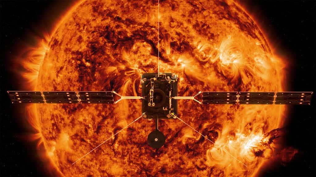 La sonde Solar Orbiter de l'ESA, l'Agence spatiale européenne, à laquelle la Nasa participe en fournissant deux instruments et le lanceur, va partir pour un périple autour du Soleil. © ESA, Nasa