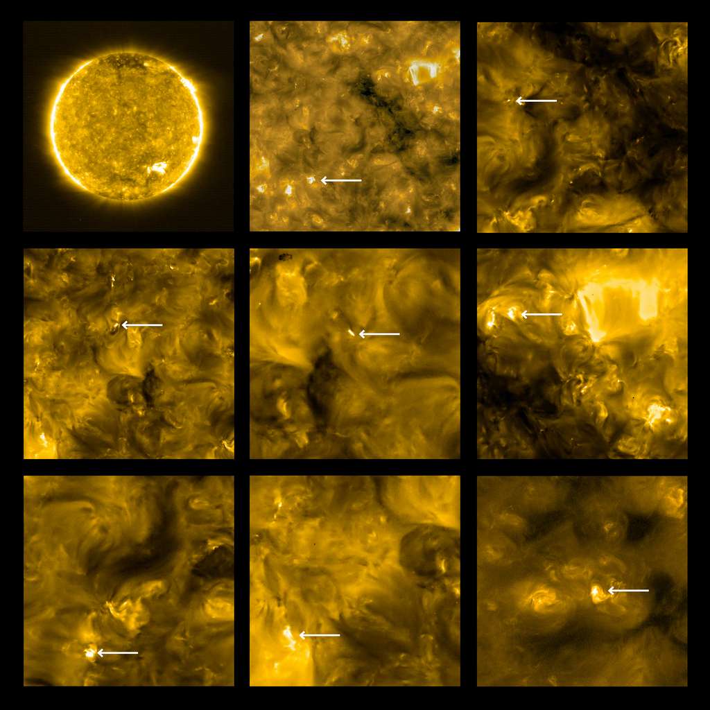 Cette image du Soleil montre la couronne dont la température est d’environ d’un million de degrés ! Des détails de seulement 400 kilomètres sont visibles ! © Solar Orbiter/EUI Team (ESA & Nasa) ; CSL, IAS, MPS, PMOD/WRC, ROB, UCL/MSSL