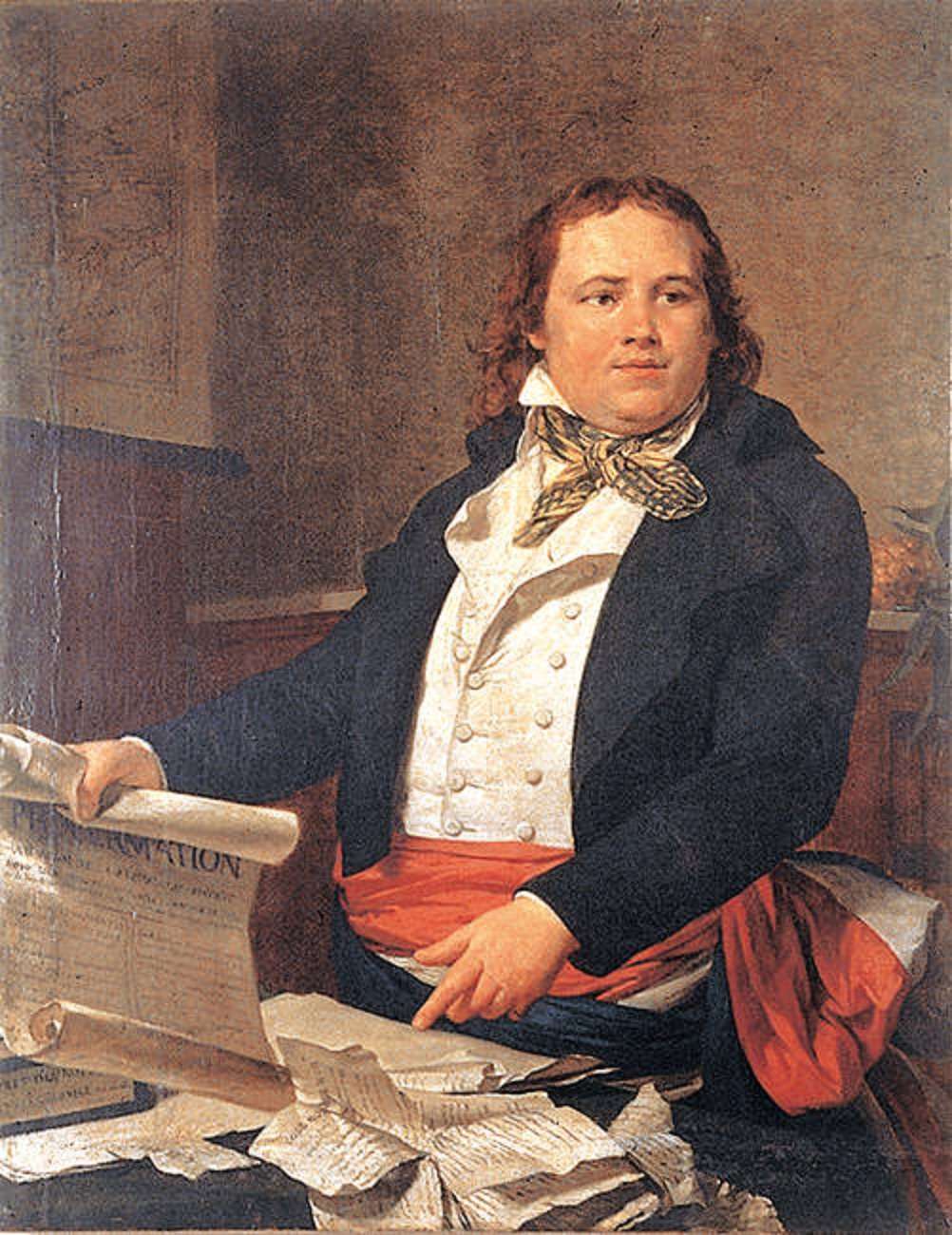 Portrait du commissaire Sonthonax, auteur inconnu, fin XVIII<sup>e</sup> siècle. Musée du Peigne et de la Plasturgie, Oyonnax. © Wikimedia Commons, domaine public