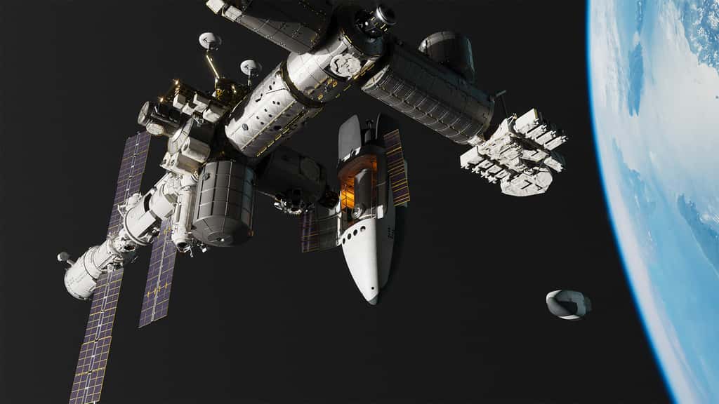 Dans un second temps, le projet Susie pourrait être utilisé, entre autres, pour ravitailler une station spatiale ou permettre la rotation d'équipages. © ArianeGroup