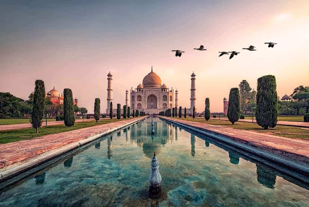 Le Taj Mahal, classé au patrimoine mondial de l’Unesco, est le joyau emblématique de l'Inde. © Stockbym, Adobe Stock