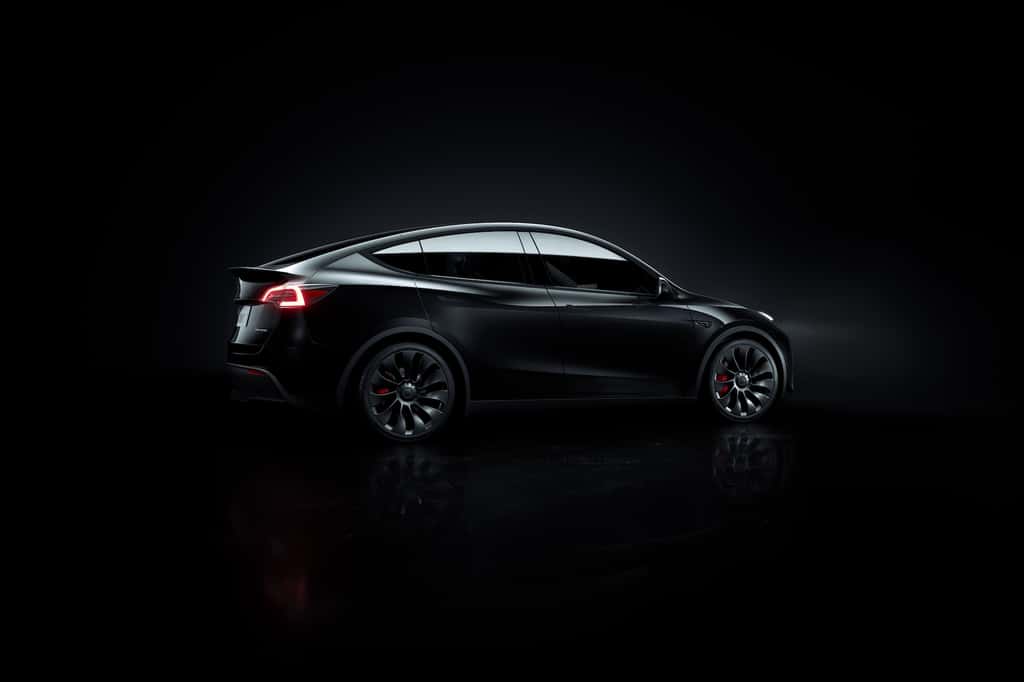 En devenant un utilitaire, la Model Y offre un volume de chargement de 2 158 litres. © Tesla