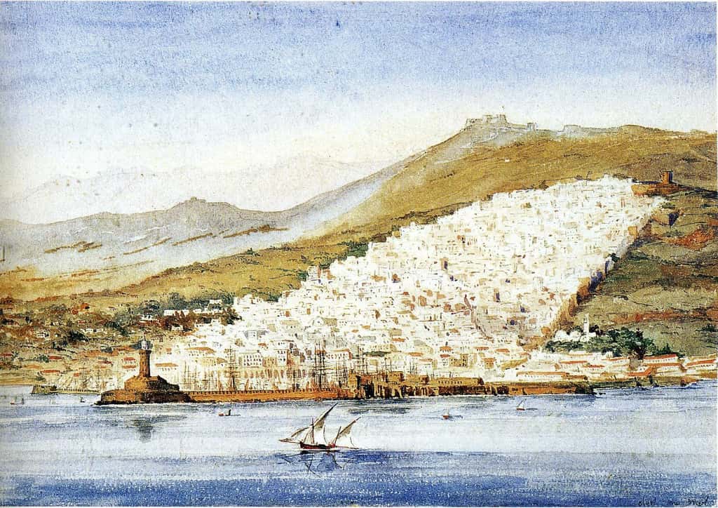 Ville d'Alger vers 1831, par Théodore Gudin, peintre de la Marine. © blog rymie.