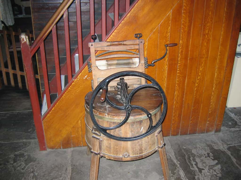 Une machine à laver zéro carbone du XIX<sup>e</sup> siècle. © Itub, Flickr CC by-nc-sa 3.0