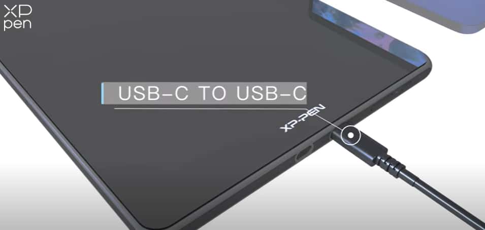 Avec le câble USB-C, simplifiez le branchement à vos appareils © XPPen