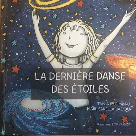 <em>La dernière danse des étoiles.</em> Texte de Tania Regimbau et Mairi Sakellariadou, illustrations de Elisa Franzoi et mise en page de Camille Richard. Le projet a été partiellement financé par une bourse de la Société européenne de physique.