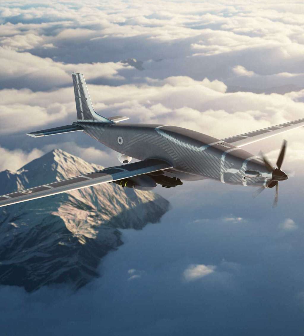 Le premier drone militaire français qui va faire MALE se dévoile pour le Salon du Bourget  Aarok2