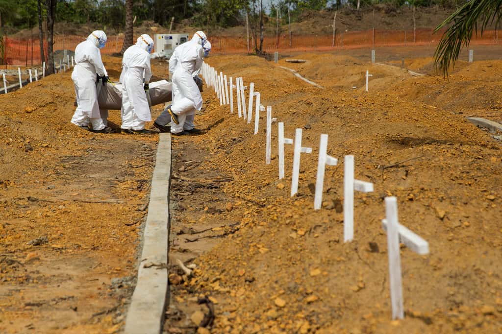 Le virus Ebola a entraîné la mort de milliers de personnes en Afrique de l’Ouest lors de l’épidémie 2014-2016. © UNMEER, Flickr