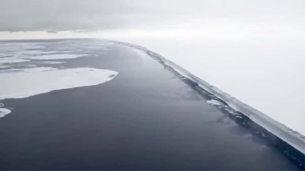 L’expédition vise à longer le mur de glace pour « prouver » que la Terre est plate. © Capture écran YouTube de la chaîne de Jay Decasby