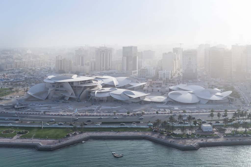 Le nouveau Musée national du Qatar sera inauguré en mars 2019. © Jean Nouvel, Facebook