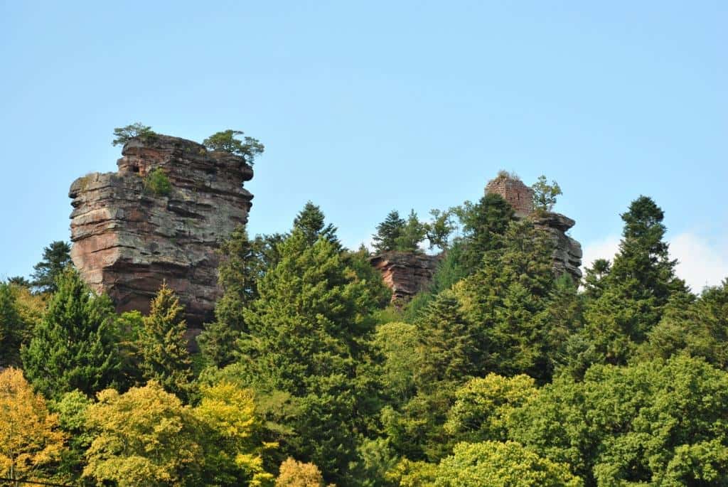 Les châteaux de Windstein, dans le parc naturel régional des Vosges du Nord. © Ranulf 1214, Flickr