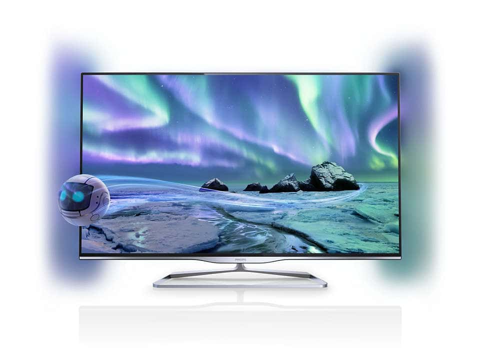 La TV 3D a laissé place à la ultra-haute définition. © Philips
