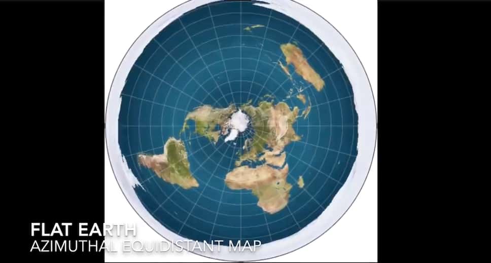 Selon la théorie de la Terre plate, la Terre est entourée de l’Antarctique, un mur de glace de plus de 125.000 kilomètres de long. © Capture écran YouTube de la chaîne de Jay Decasby