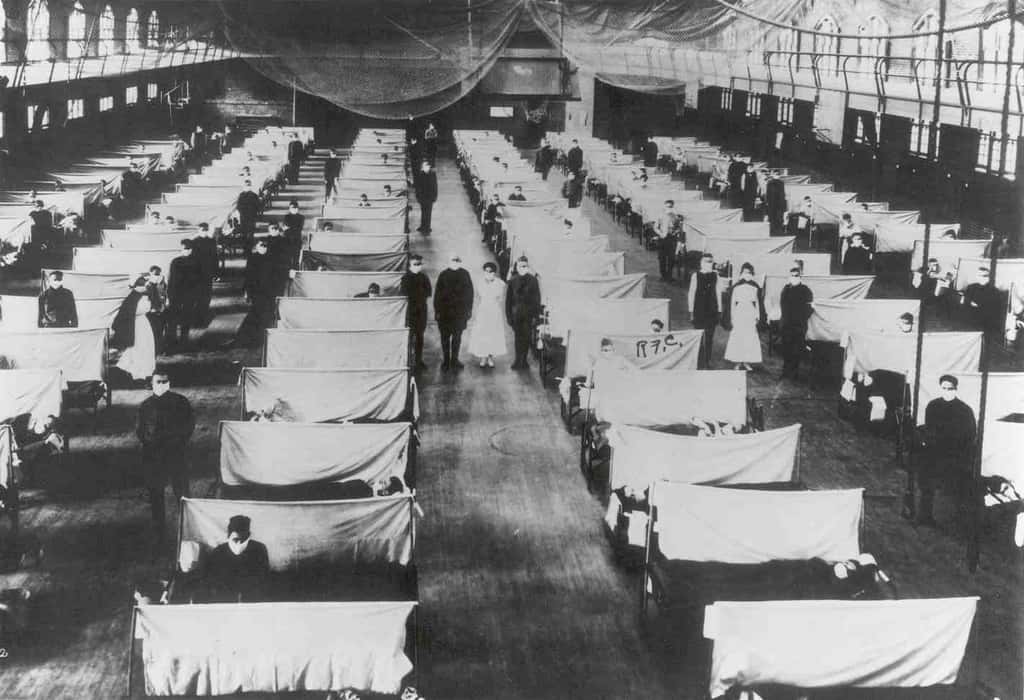 La grippe espagnole avait fait entre 20 et 50 millions de morts au début du XX<sup>e</sup> siècle. © Jim Forest, Flickr