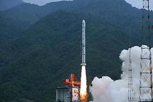 Le lancement de Chang'e-1 le 24 octobre 2007. Crédit Xinhua
