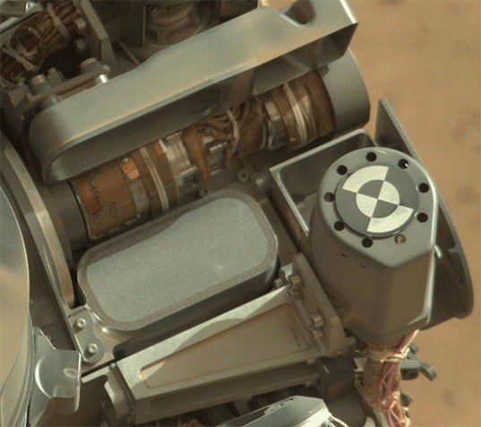 Une animation montrant le filtre de Chimra, en positions ouverte et fermée. Son maillage est de 150 microns. © Nasa, JPL, MSSS, Planetary.org, Emily Lakdawalla