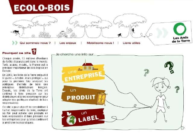 Le site Ecolo-Bois, une bonne adresse pour aller chercher du bois...