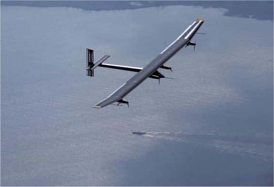 Le HB-SIA, premier prototype de Solar Impulse, lors de son troisième vol, long de trois heures, le 8 mai 2010. © Solar Impulse