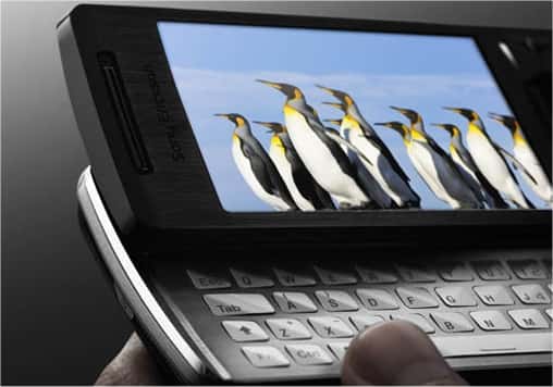 Avec son vrai clavier, le XPeria X1 est plutôt destiné à l'utilisation d'Internet. © Sony-Ericsson