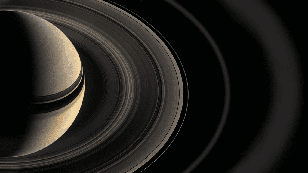 Grâce aux données fournies par Cassini, les chercheurs en savent désormais plus sur les anneaux de Saturne, nommés dans l’ordre alphabétique correspondant à la chronologie de leur découverte. © Nasa/JPL-Caltech, Space Science Institute