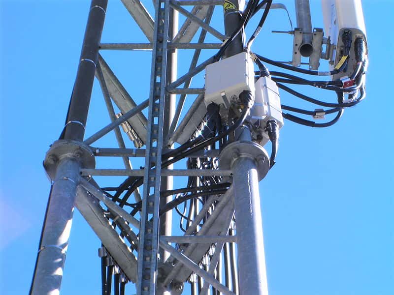 L'antenne relais de téléphonie mobile du Val Thorens. source : wiki-cc-by-sa-30