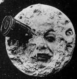 Le Voyage dans la Lune, 1902, selon Georges Méliès, <em>Wikimedia Commons</em>, domaine public