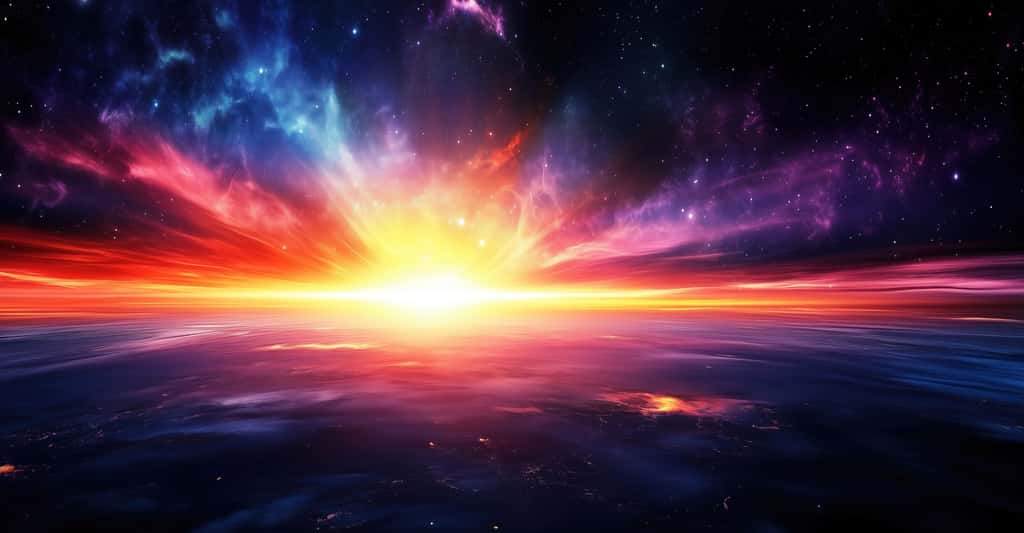 Des astronomes de l’université Johns-Hopkins (États-Unis) viennent de réussir la prouesse de capter une lumière de l’aube cosmique depuis la Terre. © k_viktar, Adobe Stock