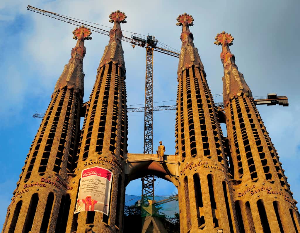 La Sagrada Familia de Gaudi à Barcelone. © Joseph Lago, AFP 