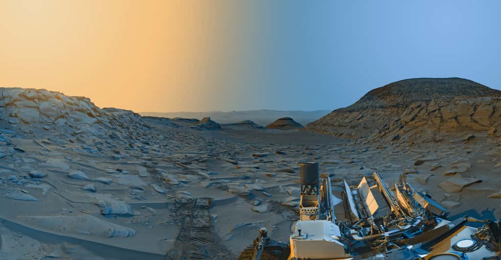 La région de Marker Band Valley photographiée par le rover Curiosity. © Nasa, JPL-Caltech