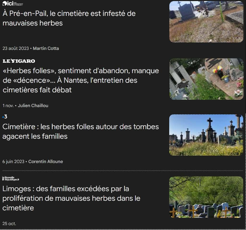 La presse locale se fait souvent le relais des controverses liées à la végétation. © Louis Dall Agio, CC BY 