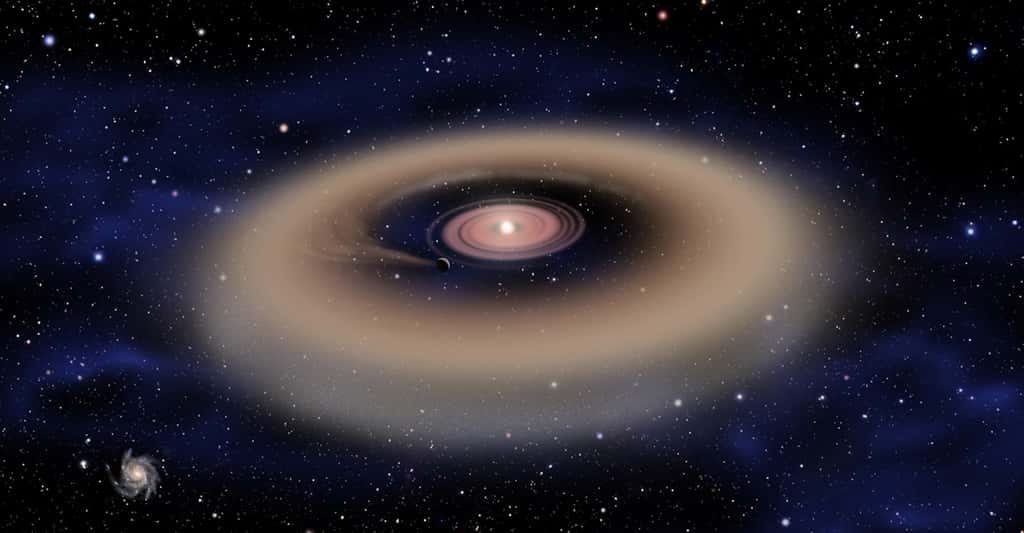 Selon des chercheurs de l’université de Yale (États-Unis), après ‘Oumuamua et 2I/Borisov, nous devrions recevoir la visite de nombreux autres objets interstellaires issus des disques protoplanétaires d’étoiles lointaines. © David A. Aguilar, CfA, Wikipedia, Domaine public