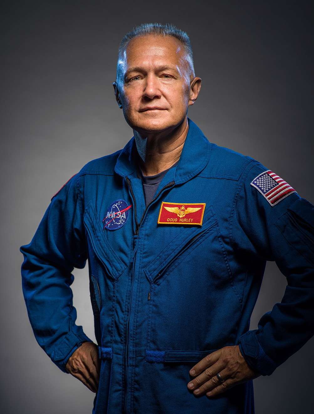 Douglas Hurley sera l’autre astronaute à bord du Crew Dragon qui décollera ce 27 mai du Centre spatial Kennedy (États-Unis). © Nasa