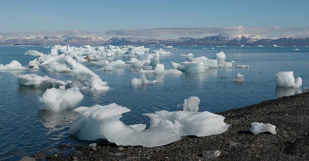 La fonte des glaces du Groenland a déjà eu pour conséquence d'élever le niveau de la mer d'1 cm en 10 ans. © Rodolphe GODIN, Adobe Stock