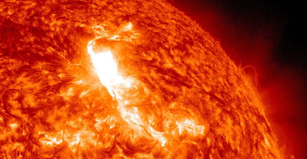 Les vents solaires émis à sa surface filent à la vitesse prodigieuse de 800 km/s ! ©<em> Goddard Space Flight Center,</em> Nasa