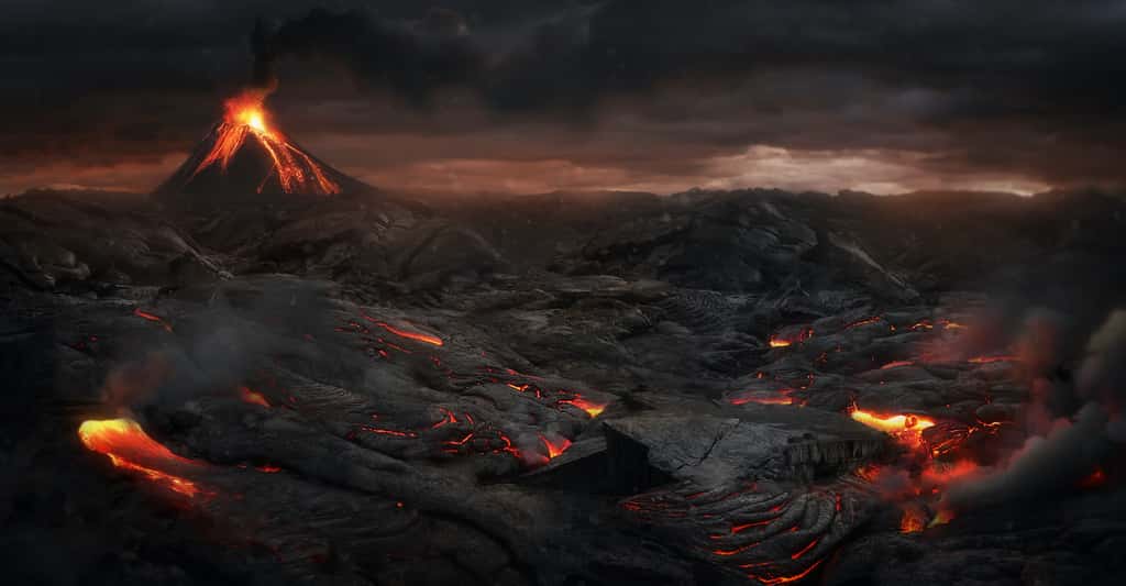 4 millions d'années d'éruptions explosives en Australie auraient précédé l'activité des Trapps de Sibérie. © Jagoush, Adobe Stock