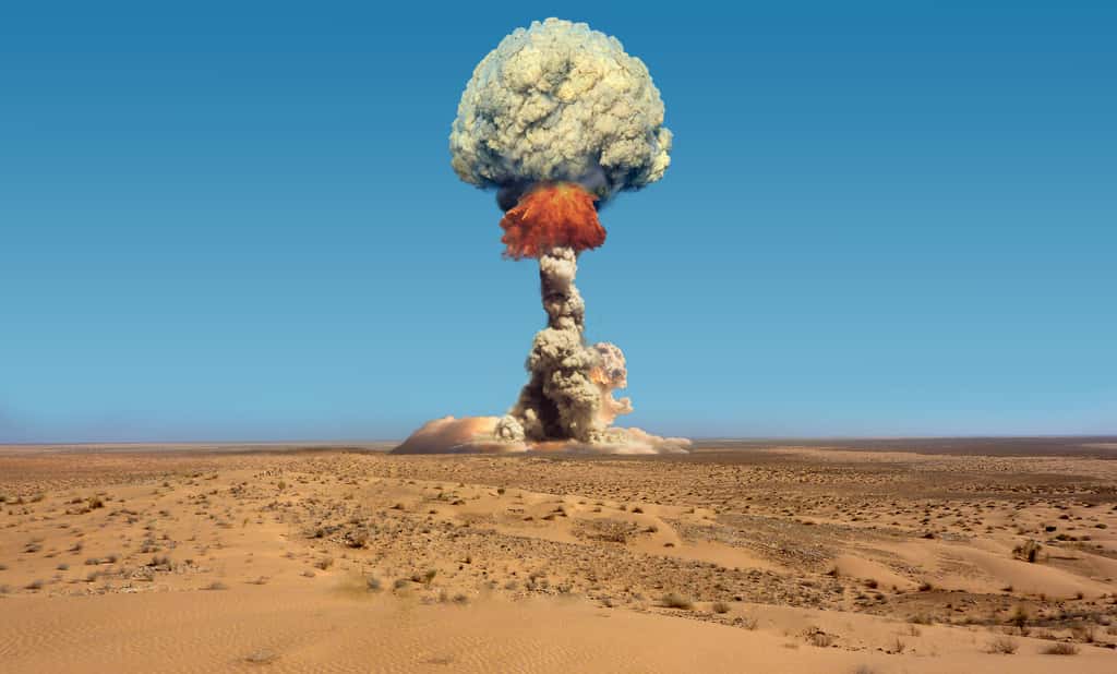 Du Sahara à la Polynésie, la France a réalisé plus de 200 tirs d’essais nucléaires. Les chercheurs en retrouvent toujours les traces dans le sable du Sahara. © CUTWORLD, Adobe Stock