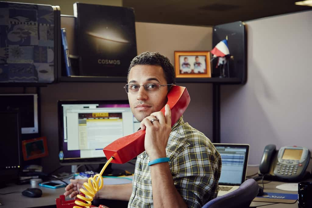 Franck Marchis, un astronome et planétologie franco-américain, cherche le meilleur moyen d'entrer en contact avec les extraterrestres. © Franck Marchis