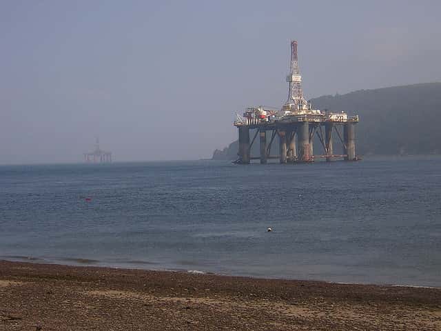 Plateforme pétrolière offshore en mer du nord. © A3X, Flickr, CC by-sa 2.0